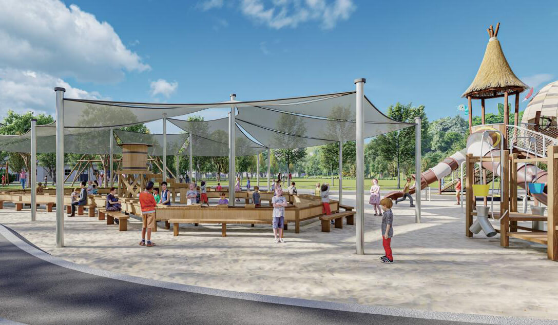 設備細節圖[#]對游樂設備進行細節設計，包括造型、尺寸、材質、顏色等，并考慮設備的安裝和維護。