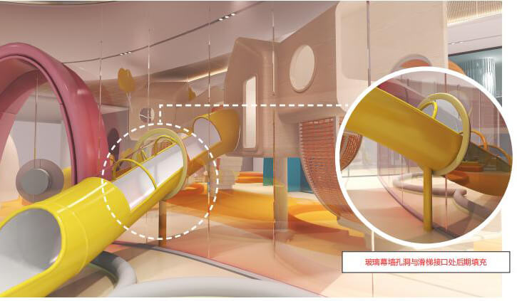 設備細節圖[#]對游樂設備進行細節設計，包括造型、尺寸、材質、顏色等，并考慮設備的安裝和維護。